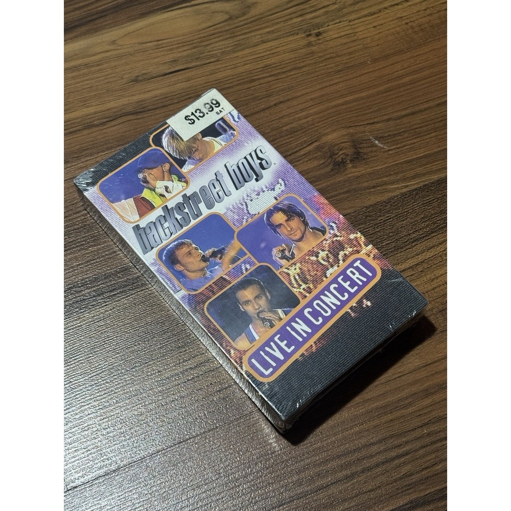 Backstreet Boys Live in Concert VHS 1997 Sealed New CVC Mark Unopened